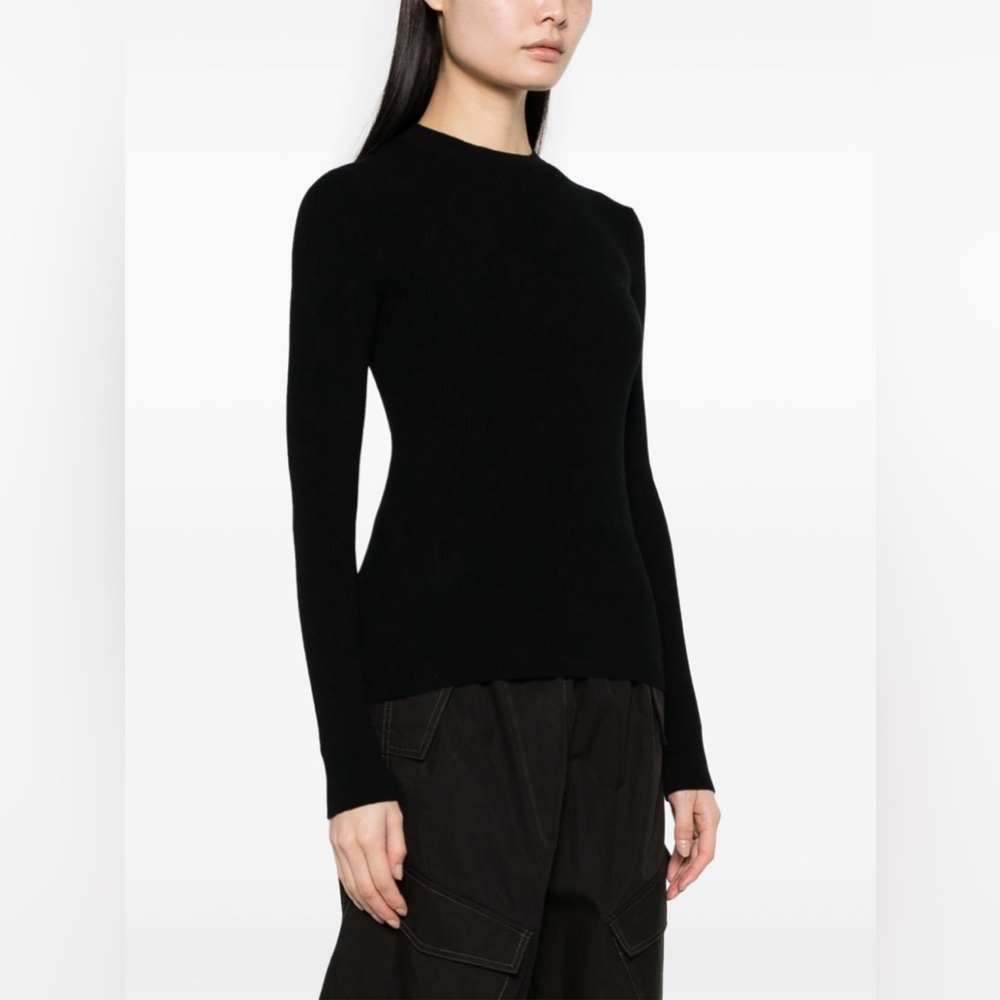 Aeron knit rib black top Size XS